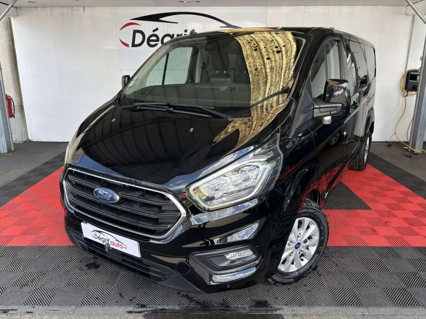 Ford Transit CUSTOM CABINE APPROFONDIE CUSTOM CA 320 L2H1 2.0 E Noir - 1
