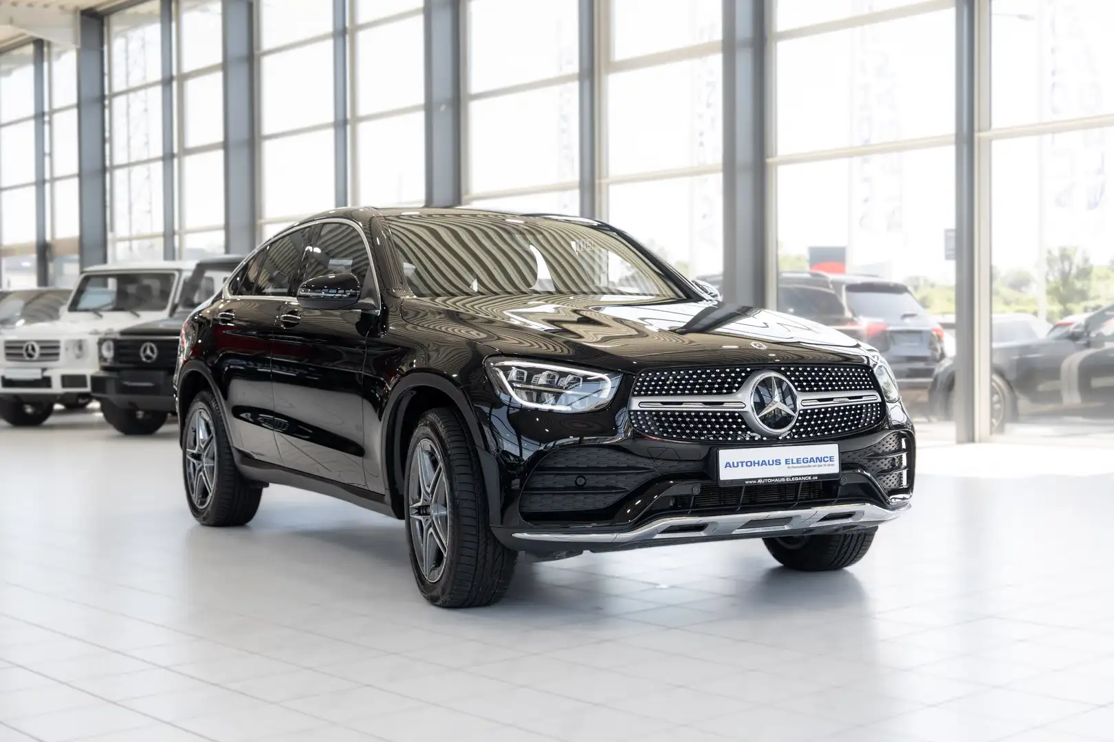 Mercedes-Benz GLC 300 e 4Matic*AMG-LINE*1.HD*BUSINESS*LEDER*LED Schwarz - 2