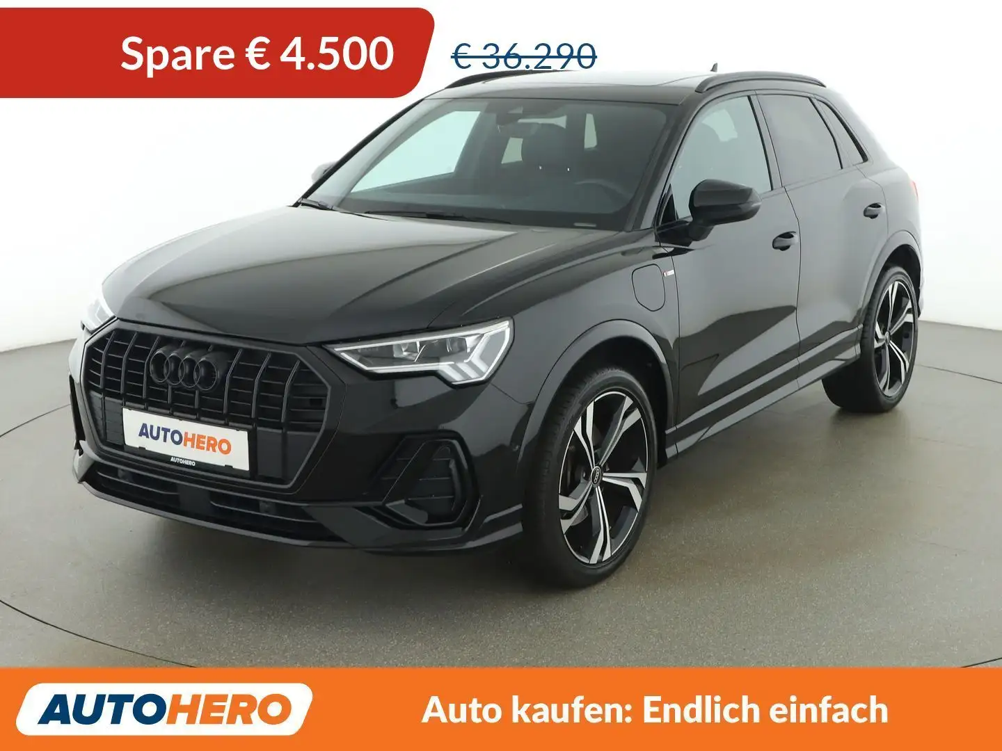 Audi Q3 45 TFSIe S line Schwarz - 1