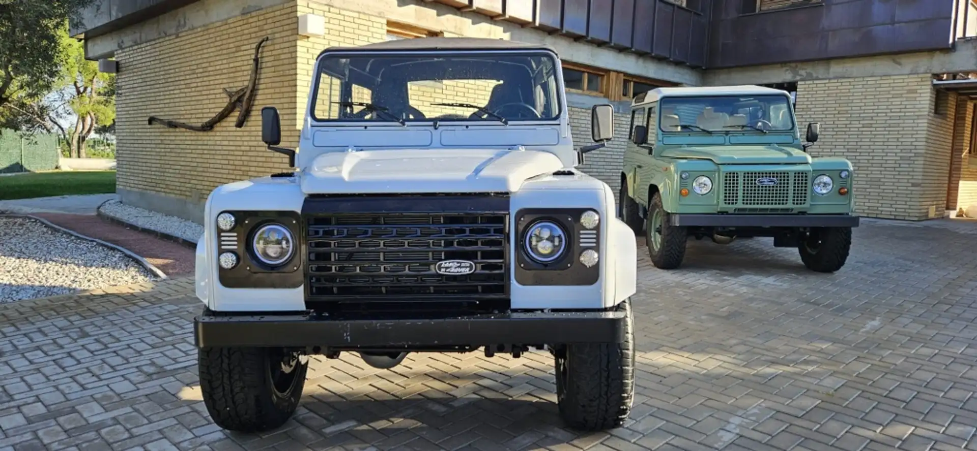 Land Rover Defender 90 TDI Techo Lona Szary - 2