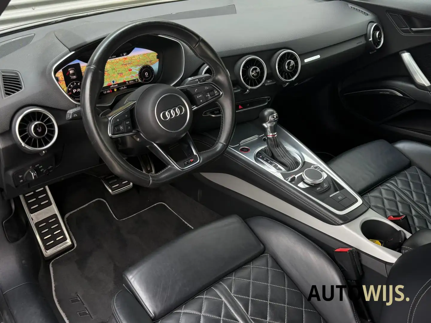 Audi TT 2.0 TFSI TTS quattro Pro Line +|B&O||Leder|310PK|L Zwart - 2