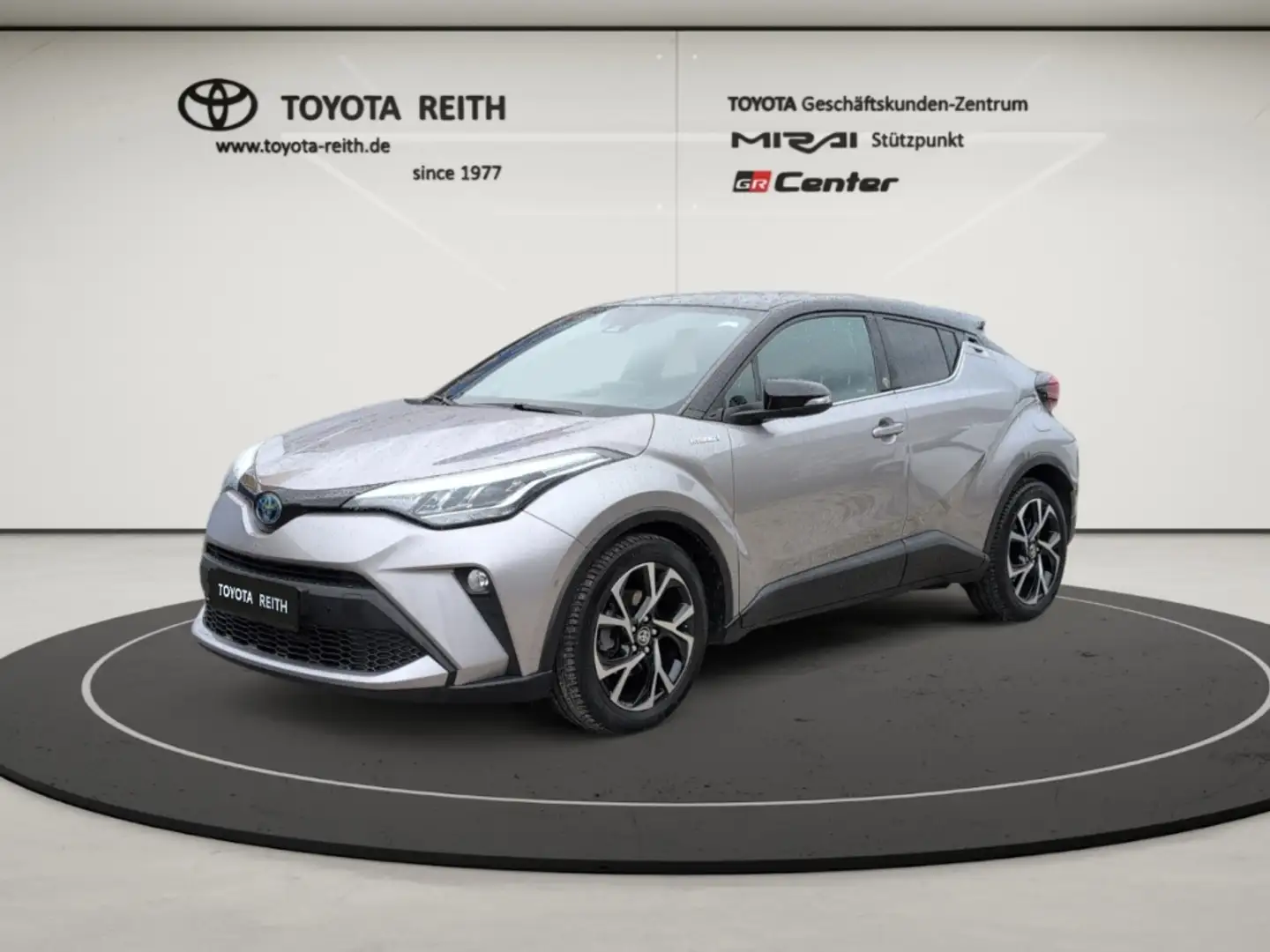 Toyota C-HR Hybrid Team D LED Mehrzonenklima DAB SHZ LenkradHZ Grau - 1