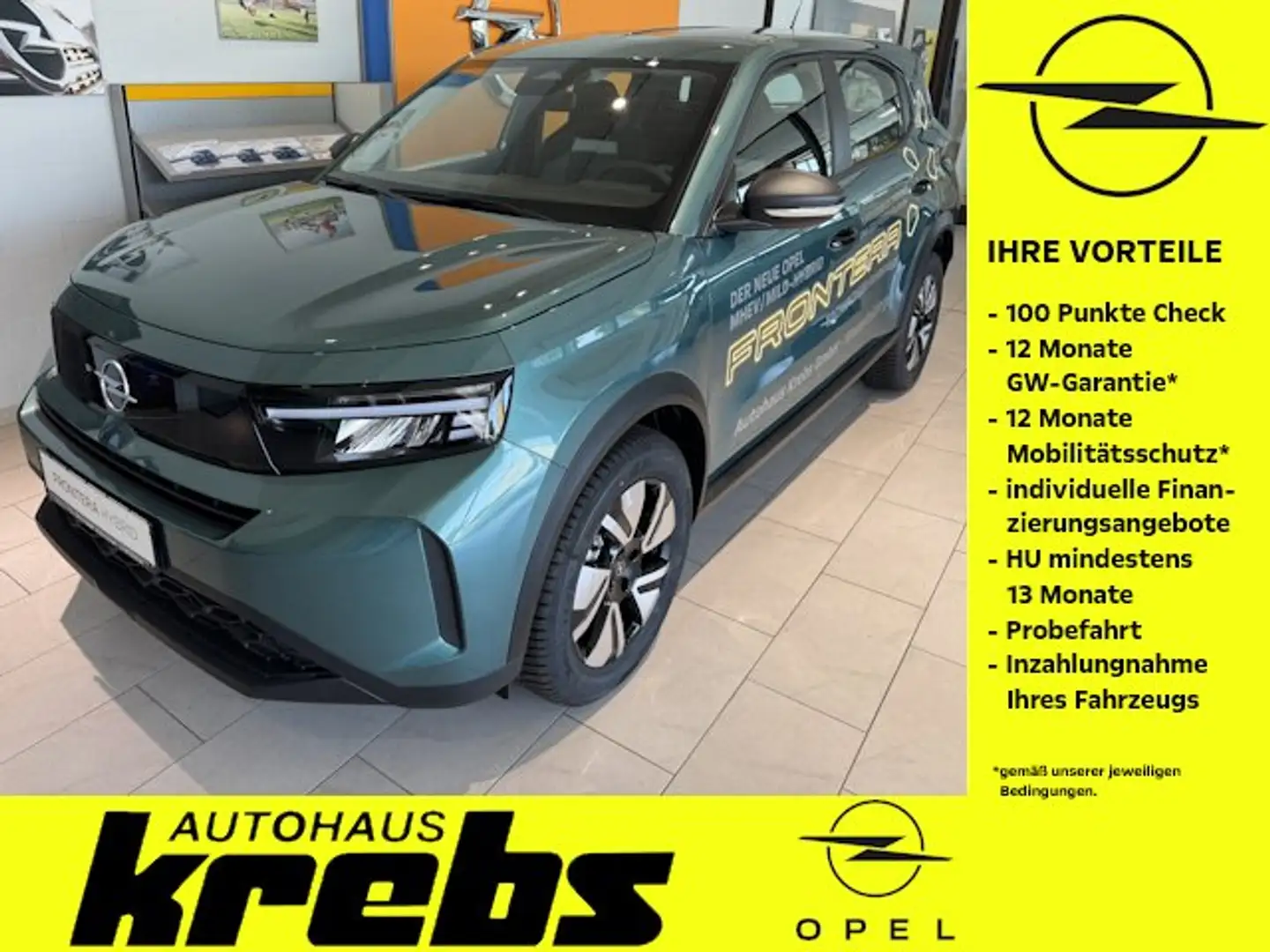 Opel Frontera 1.2 DI Hybrid 48V eDCT Edition Verde - 1