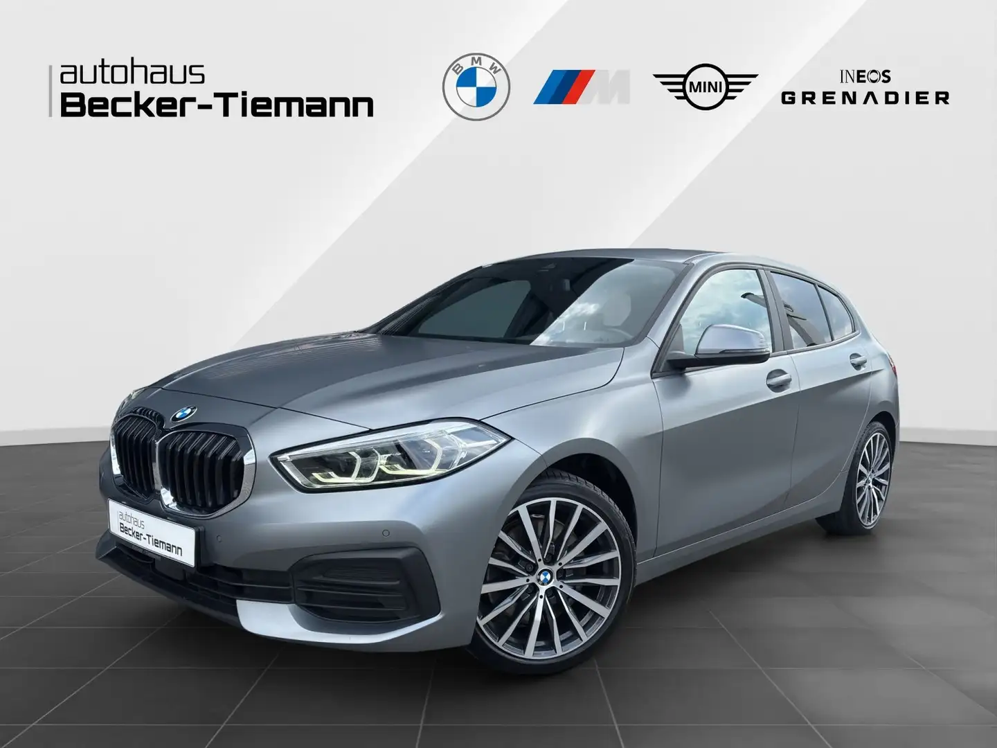 BMW 120 d xDrive Allrad/Automatik/LivePro/CarPlay/LED/PDC/ Gris - 1