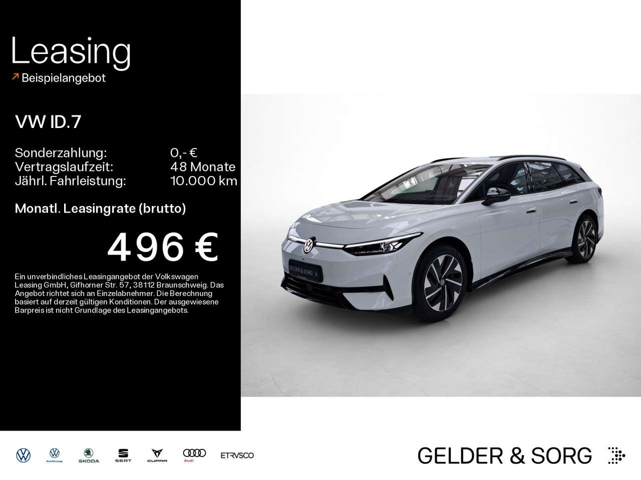 Volkswagen ID.7 — Volkswagen ID.7 Pro 569km/WLTP*Matrix*HuD*AHK*360°