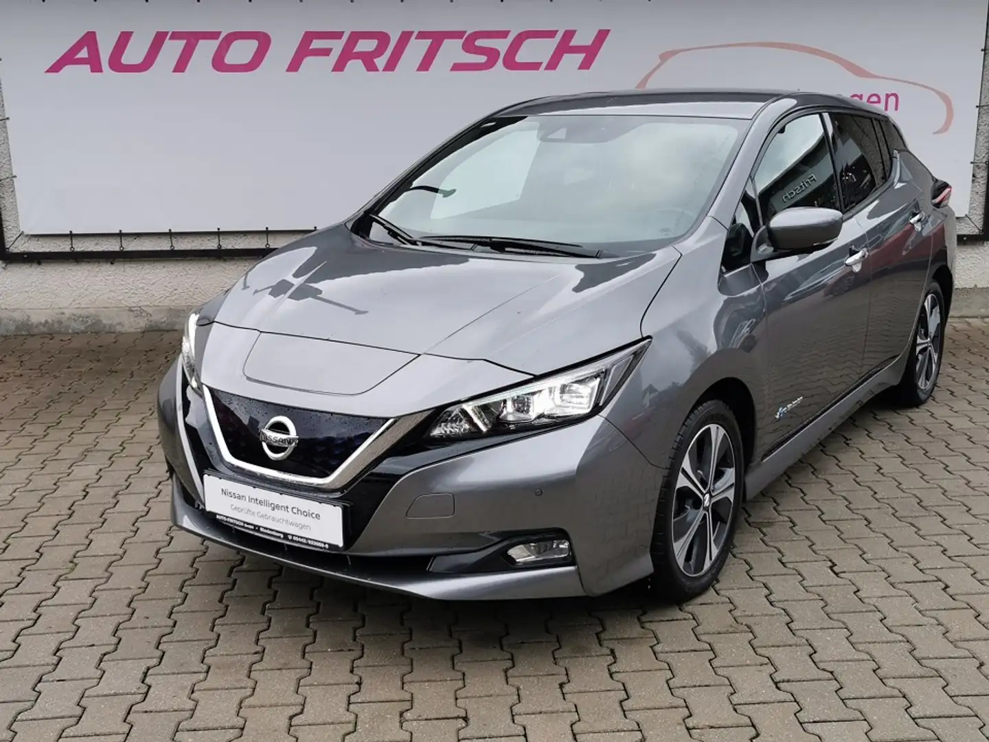 Nissan Leaf Tekna 40kWh 150PS CHAdeMO Batterie 90% SOH Wert Grau - 2