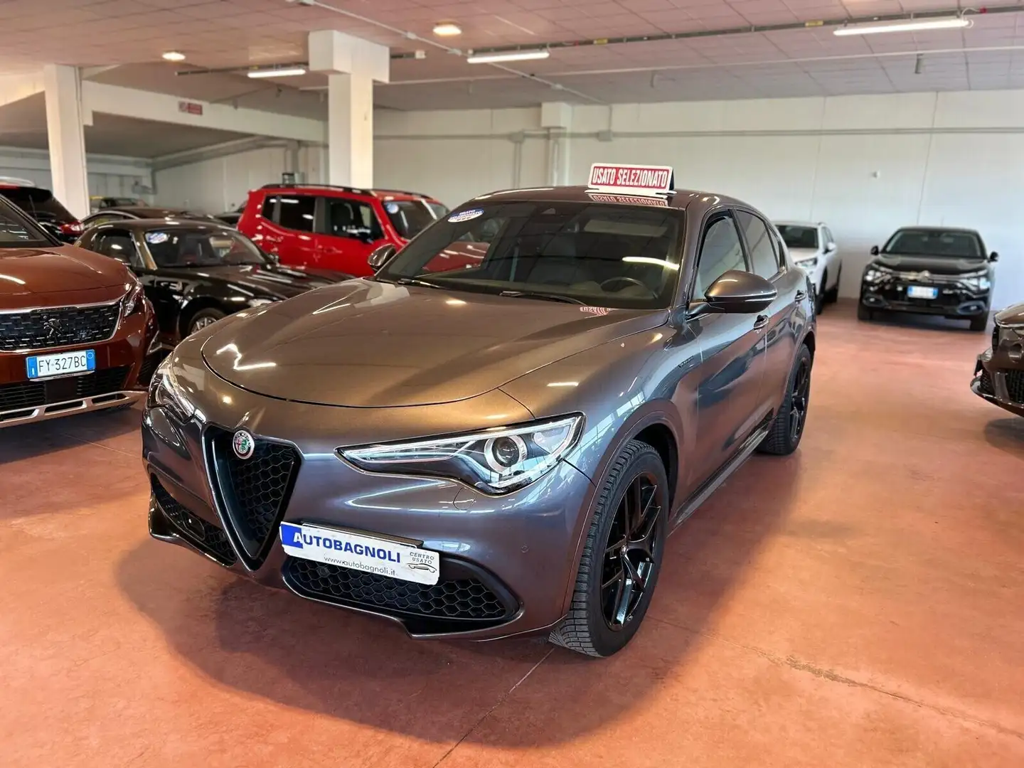 Alfa Romeo Stelvio VELOCE 2.2 Turbodiesel AT8 Q4 SPOTICAR Grigio - 1