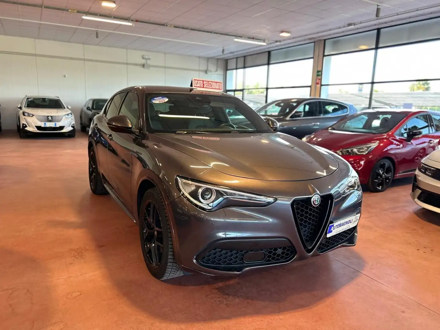 Alfa Romeo Stelvio VELOCE 2.2 Turbodiesel AT8 Q4 SPOTICAR Grigio - 2