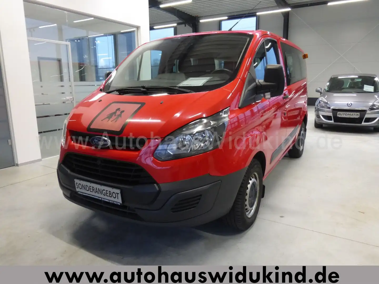 Ford Transit Custom Custom 300 2.2 TDCi 9 Sitze Klima Personnenbeför Rot - 1
