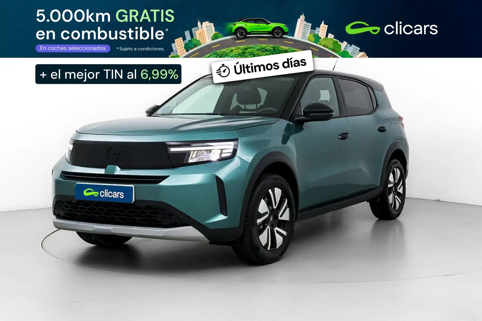 Opel Frontera 1.2T XHT Hybrid eDCT6 S/S GS 136 Verde - 1