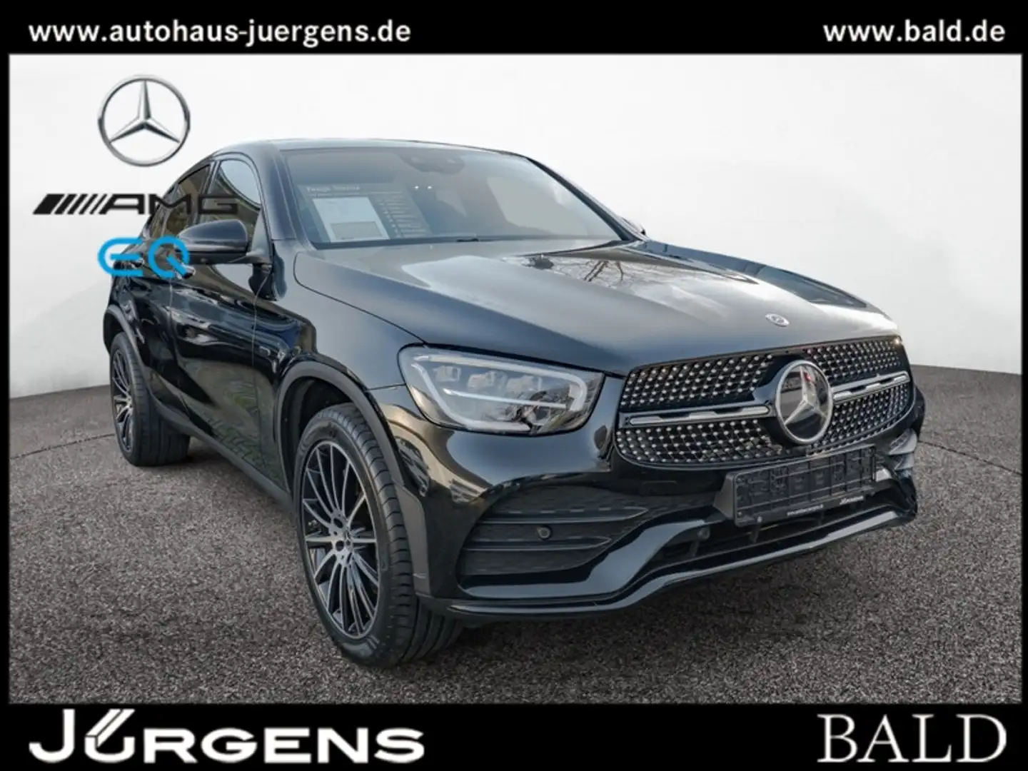 Mercedes-Benz GLC 300 e 4M Coupé AMG-Sport/SHD/Night/AHK/HUD Schwarz - 1