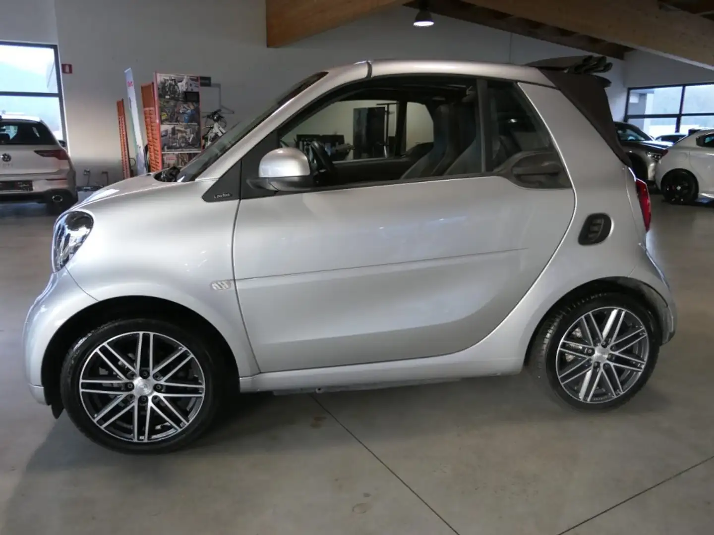 smart forTwo 90 0.9 T twinamic cabrio Perfect Argento - 2