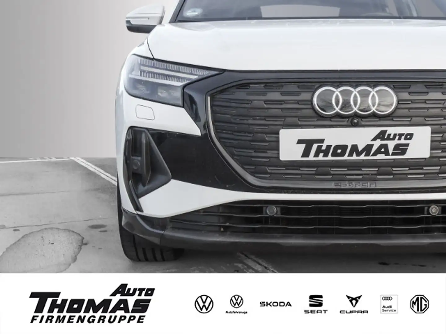 Audi Q4 e-tron S line 35 MATRIX+PANO Weiß - 1