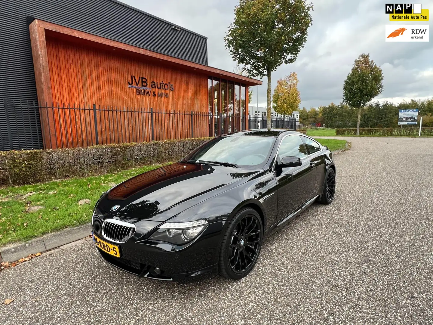 BMW 650 6-serie 650i Panoramadak, sportstoelen, youngtimer Schwarz - 1