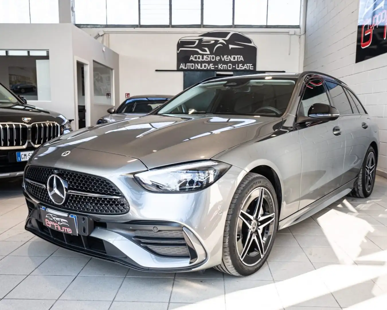 Mercedes-Benz C 300 e hybrid EQ S.W. Premium Plus Grigio - 1