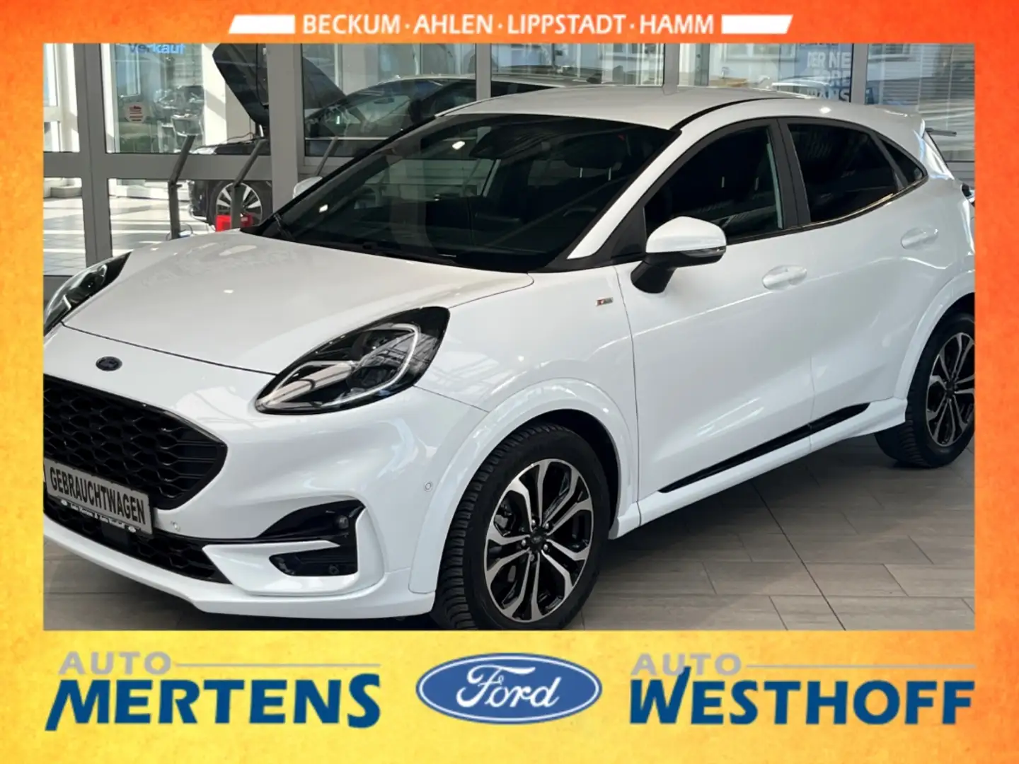 Ford Puma ST-Line X 1.0l Kamera LED Navi ACC KeyFree Gjr Weiß - 2