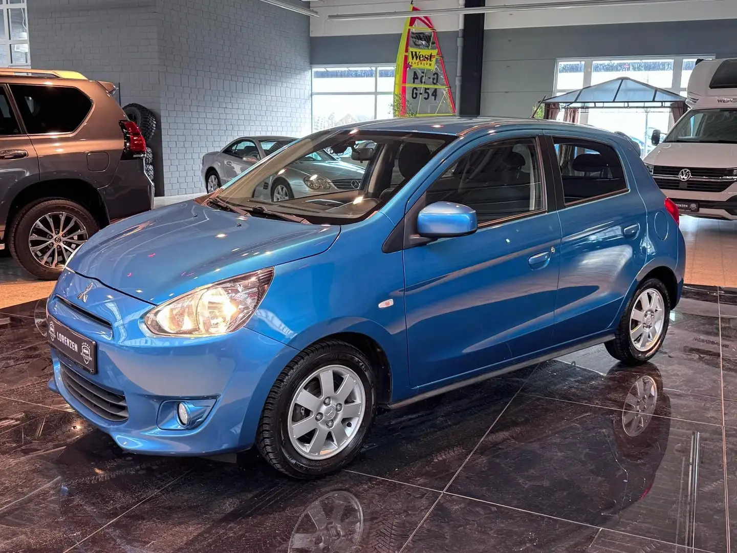 Mitsubishi Space Star Top Sihzg DAB+ Klima USB ZV Bluetooth Blau - 1