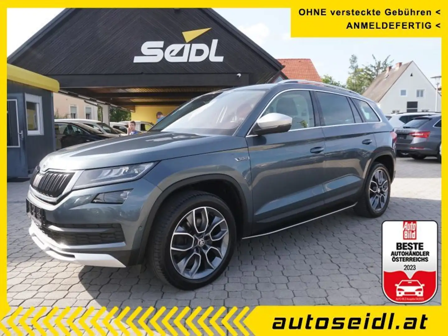 Skoda Kodiaq 2,0 TDI 4x4 Scout DSG 7 Sitze *TOPAUSSTATTUNG* Grau - 1