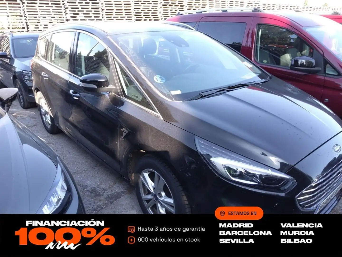 Ford S-Max 2.5 Duratec FHEV Titanium Aut. 190 Negro - 1