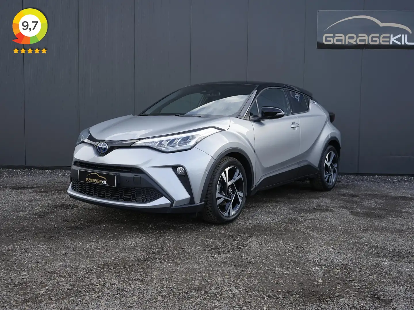 Toyota C-HR 1.8 Hybrid Team D Dealer onderh. / Keyless / Carpl Grijs - 1