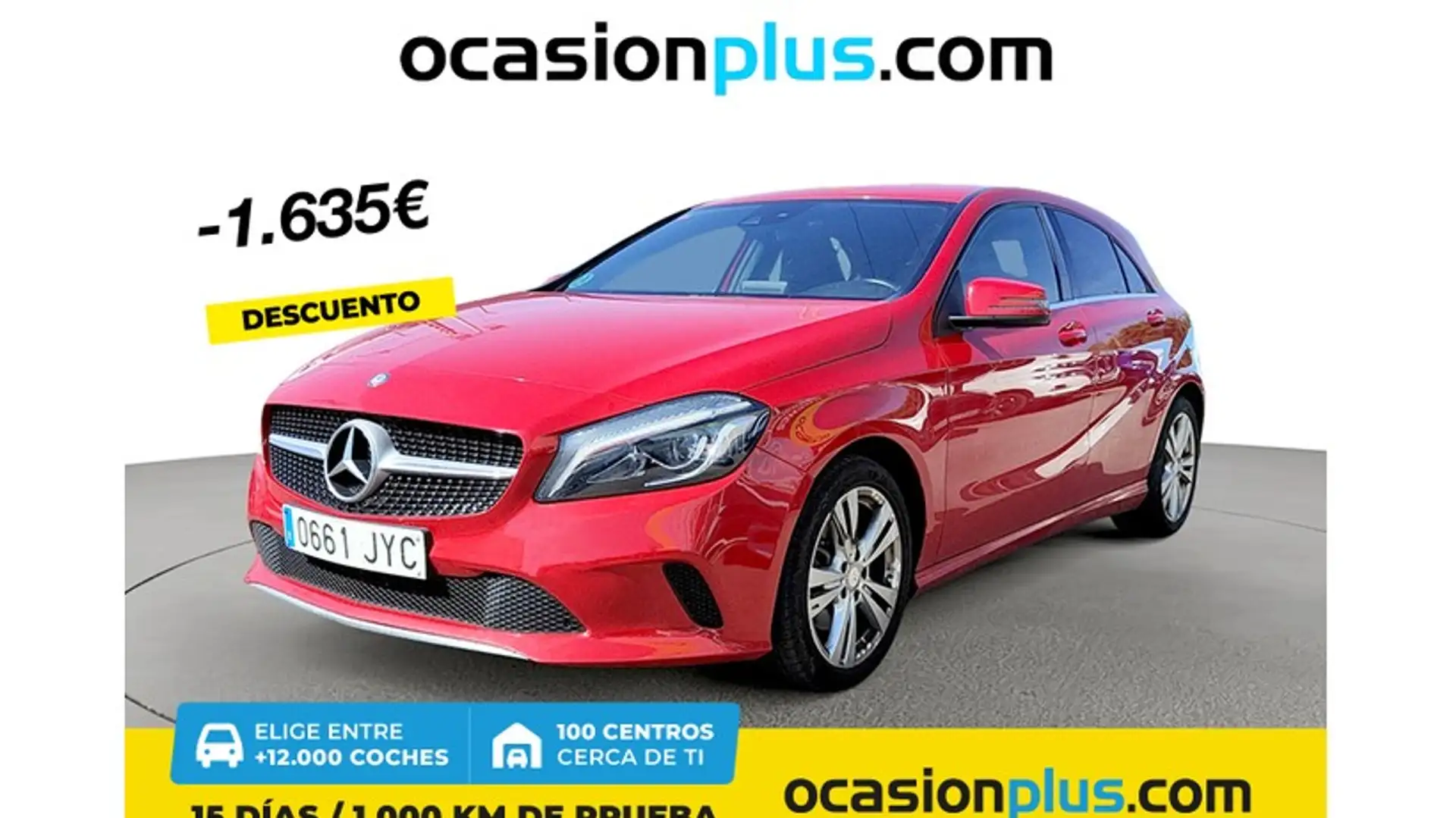 Mercedes-Benz A 200 200d Rojo - 1