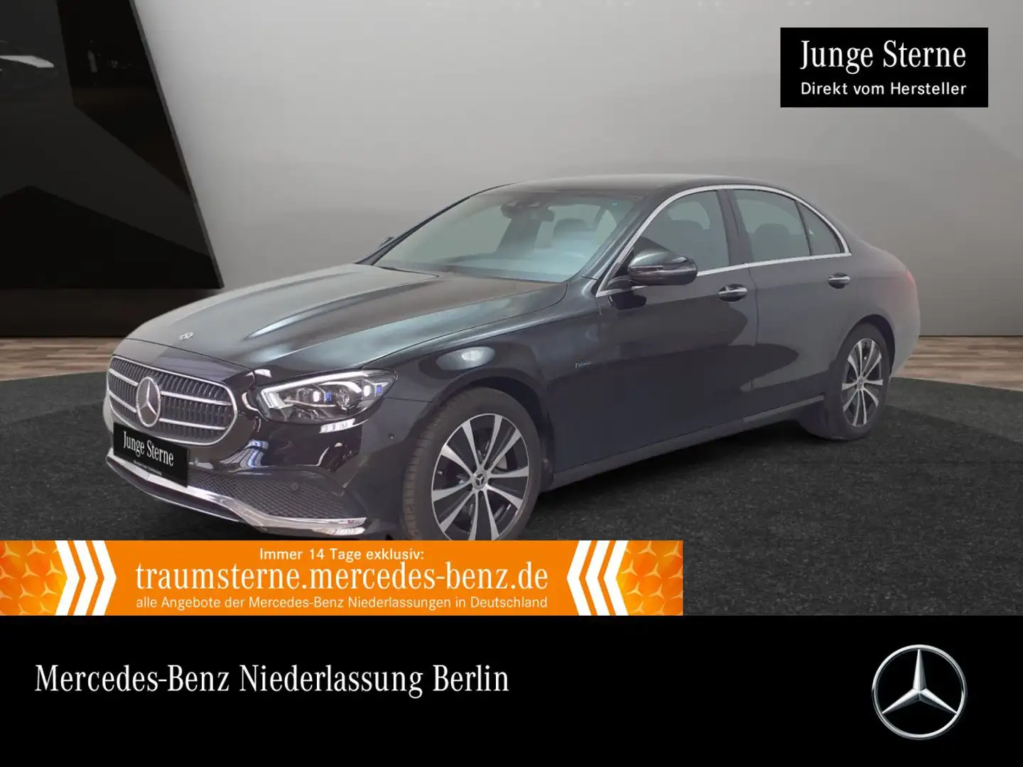 Mercedes-Benz E 300 e 4M AVANTG+MULTIBEAM+FAHRASS+KAMERA+HUD+9G Schwarz - 1