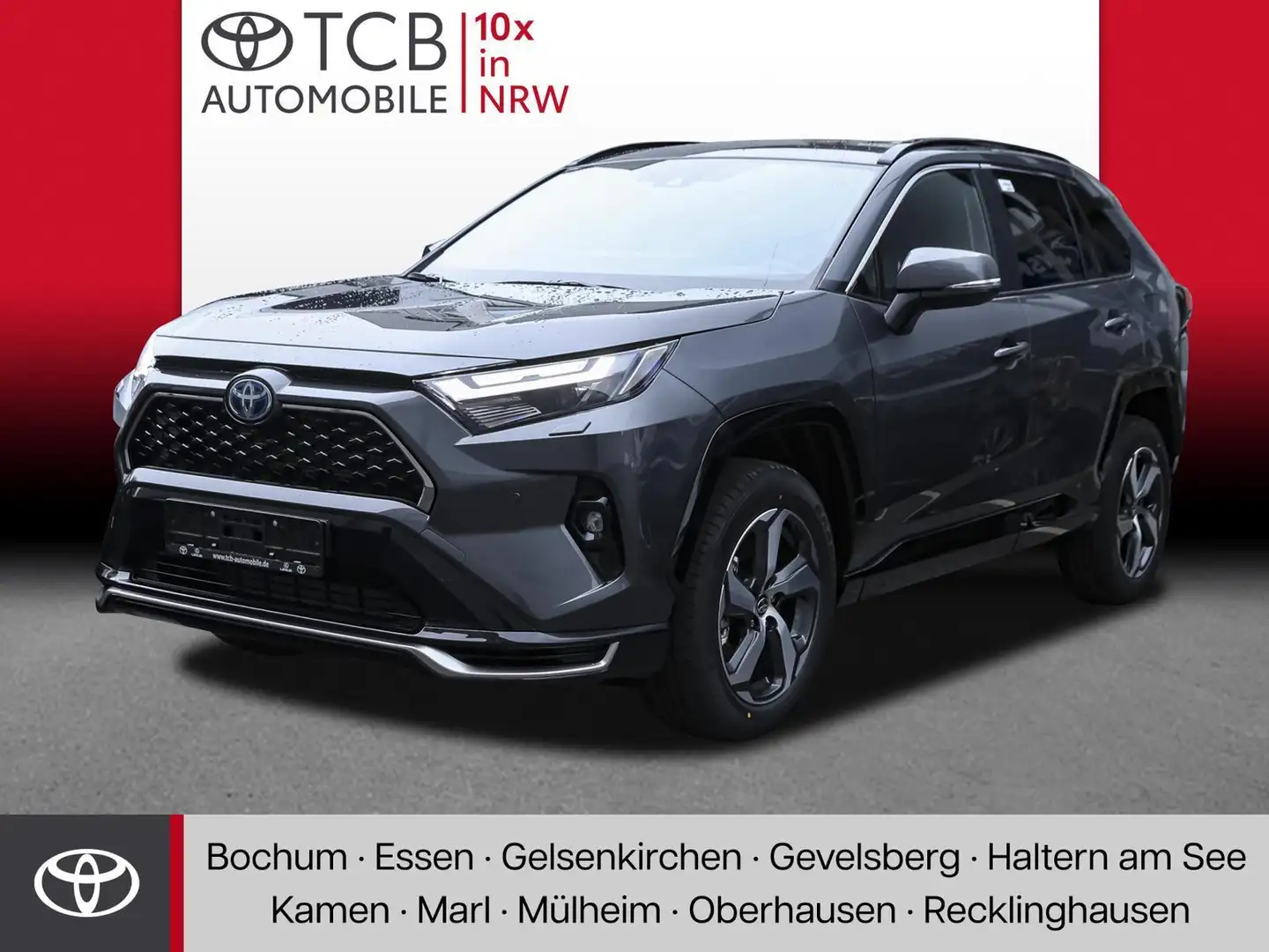 Toyota RAV 4 2.5 PLUG-IN HYBRID TEAMPLYAER 4X4 NAVI SMART KEY CARPLAY KAMERA Gris - 1