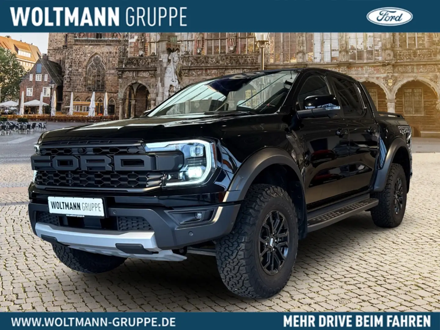 Ford Ranger Raptor e-4WD Doppelkabine 3.0 Ecoboost EU6d Zwart - 1