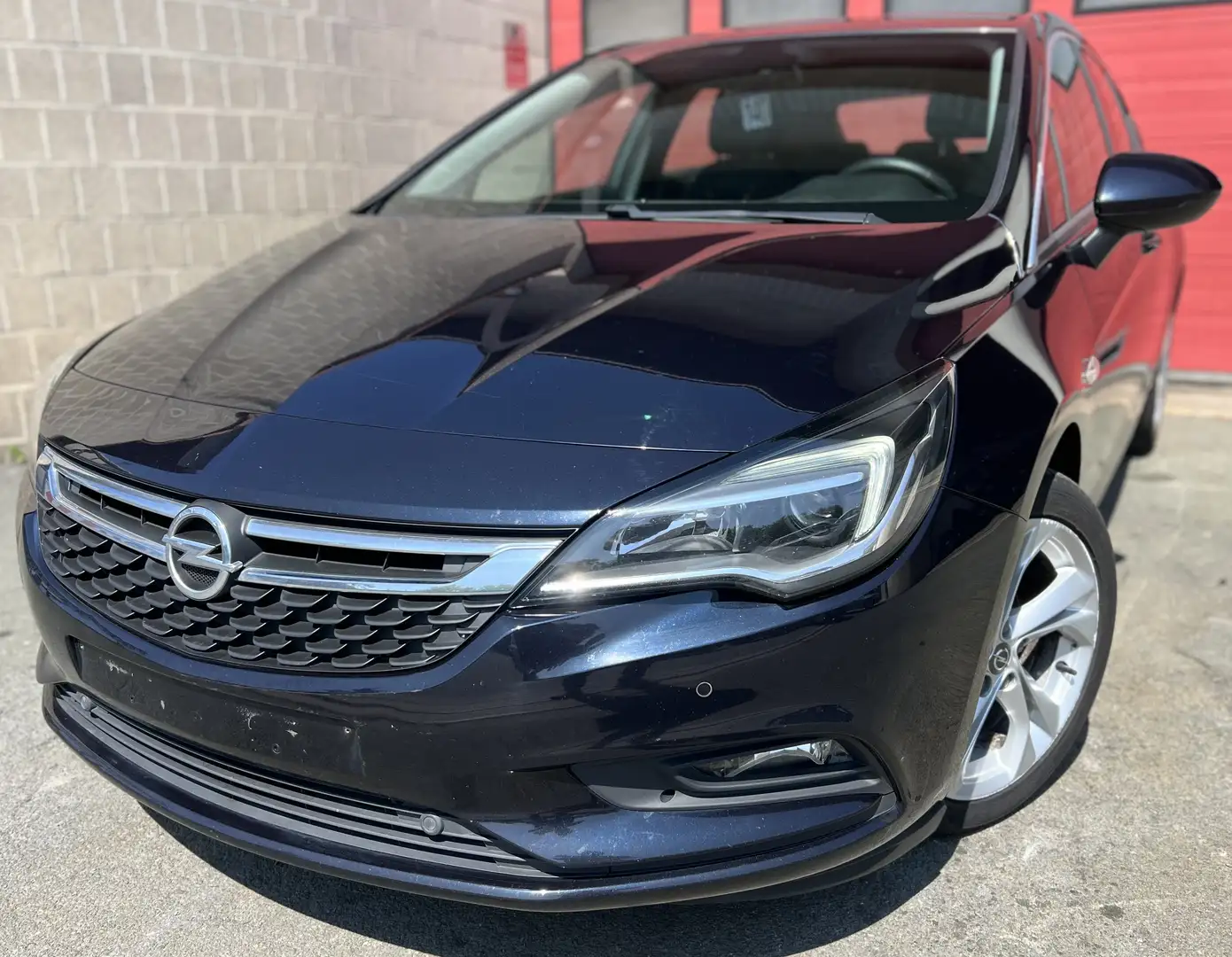 Opel Astra + 1.0 TURBO + NAVI + CLIM + EURO 6b Bleu - 1