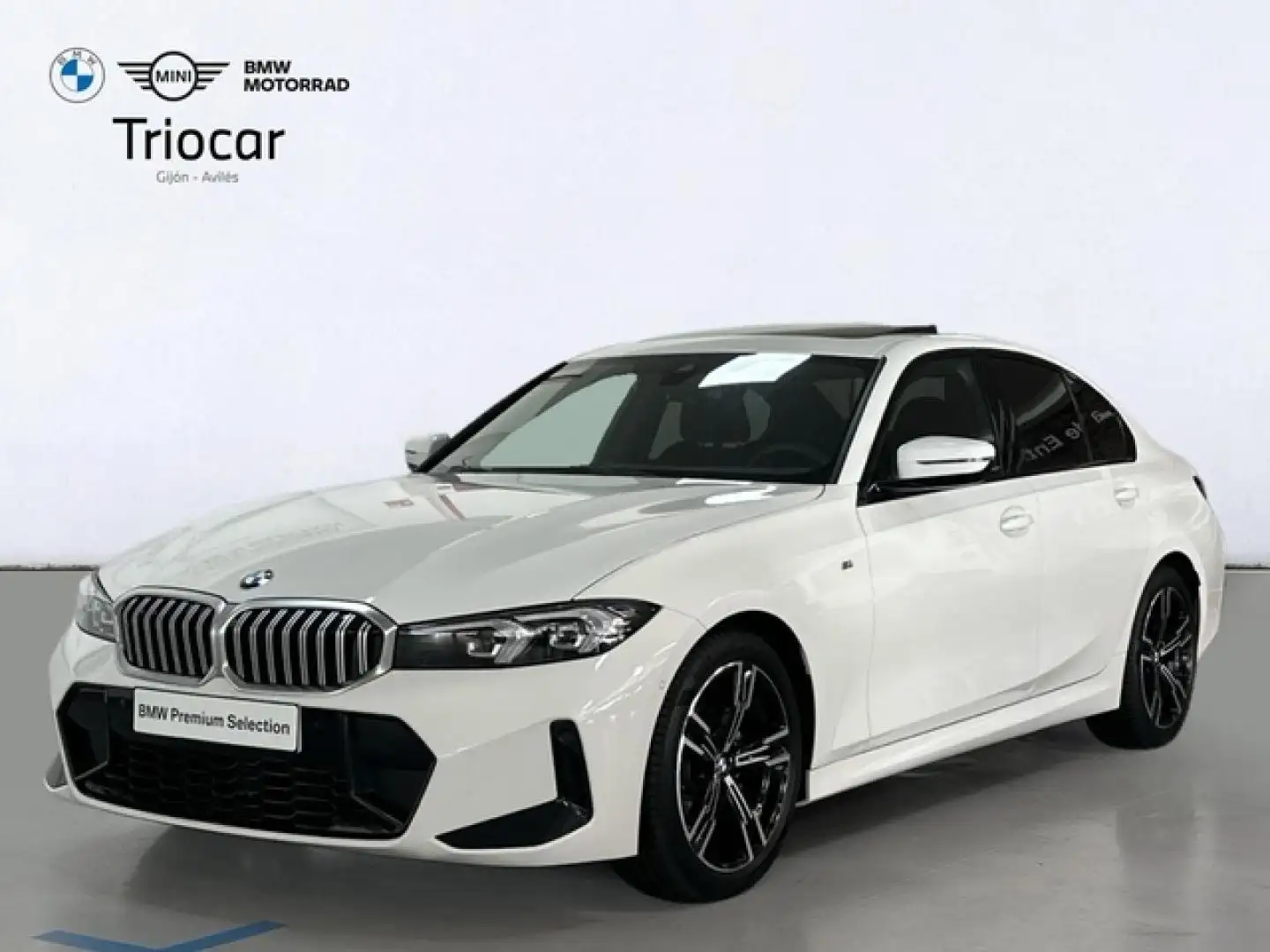 BMW 318 318dA Blanc - 1
