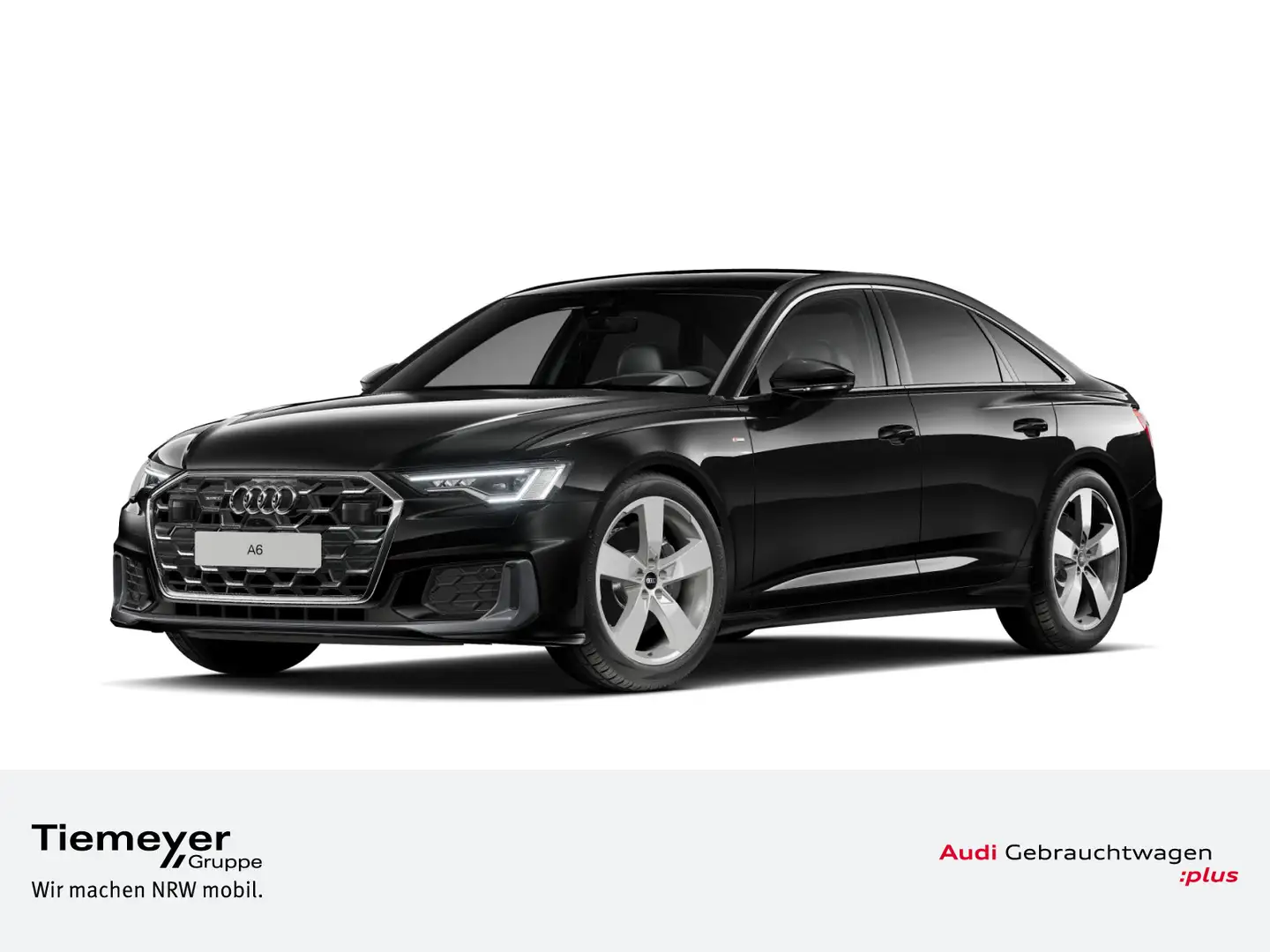 Audi A6 50 TDI Q S LINE PANO LM20 MATRIX Hu Schwarz - 1