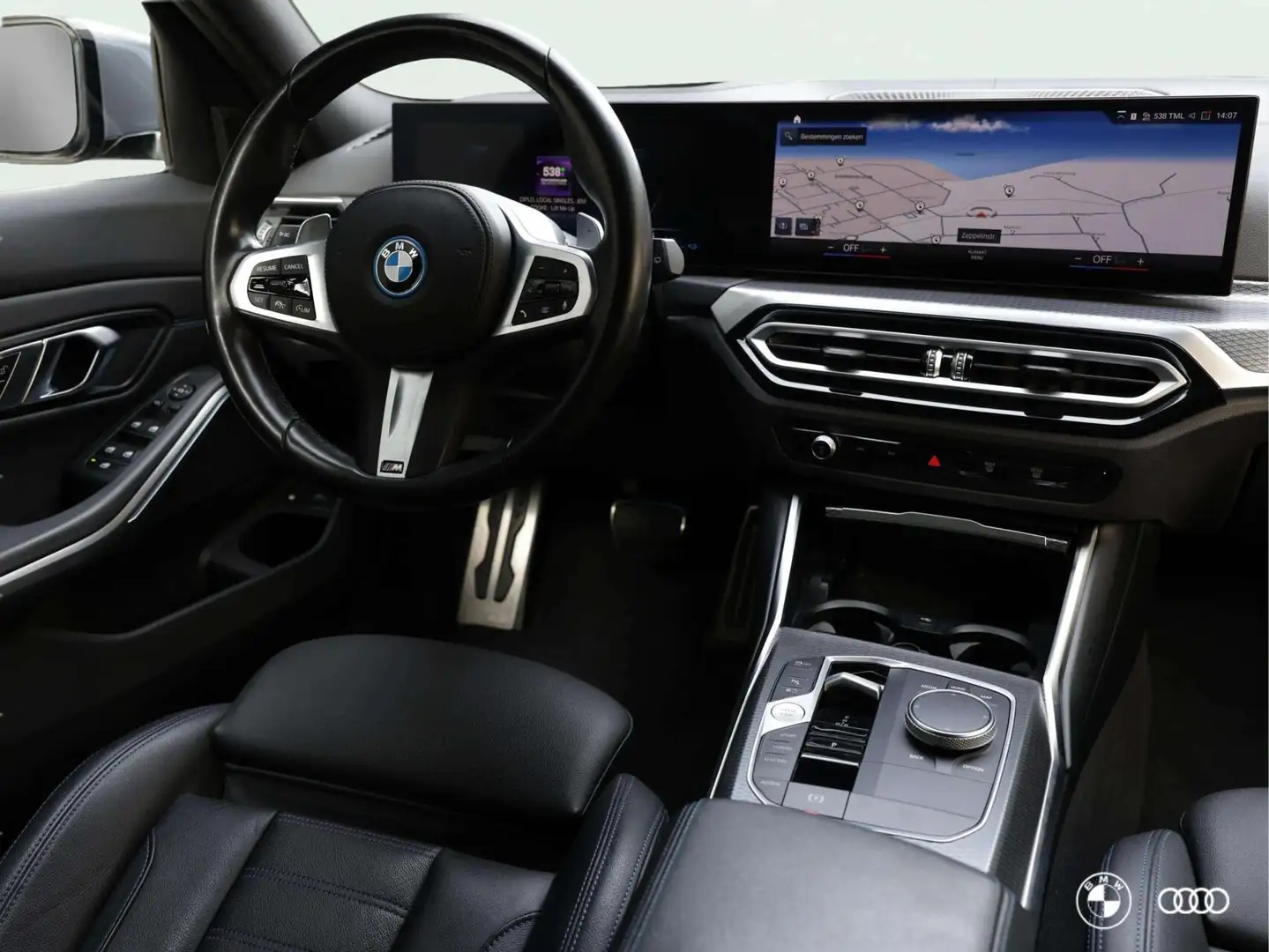 BMW 330 330E M SPORT / ACC / HEADUP / AMBIENTE / LEDER / H Gris - 2