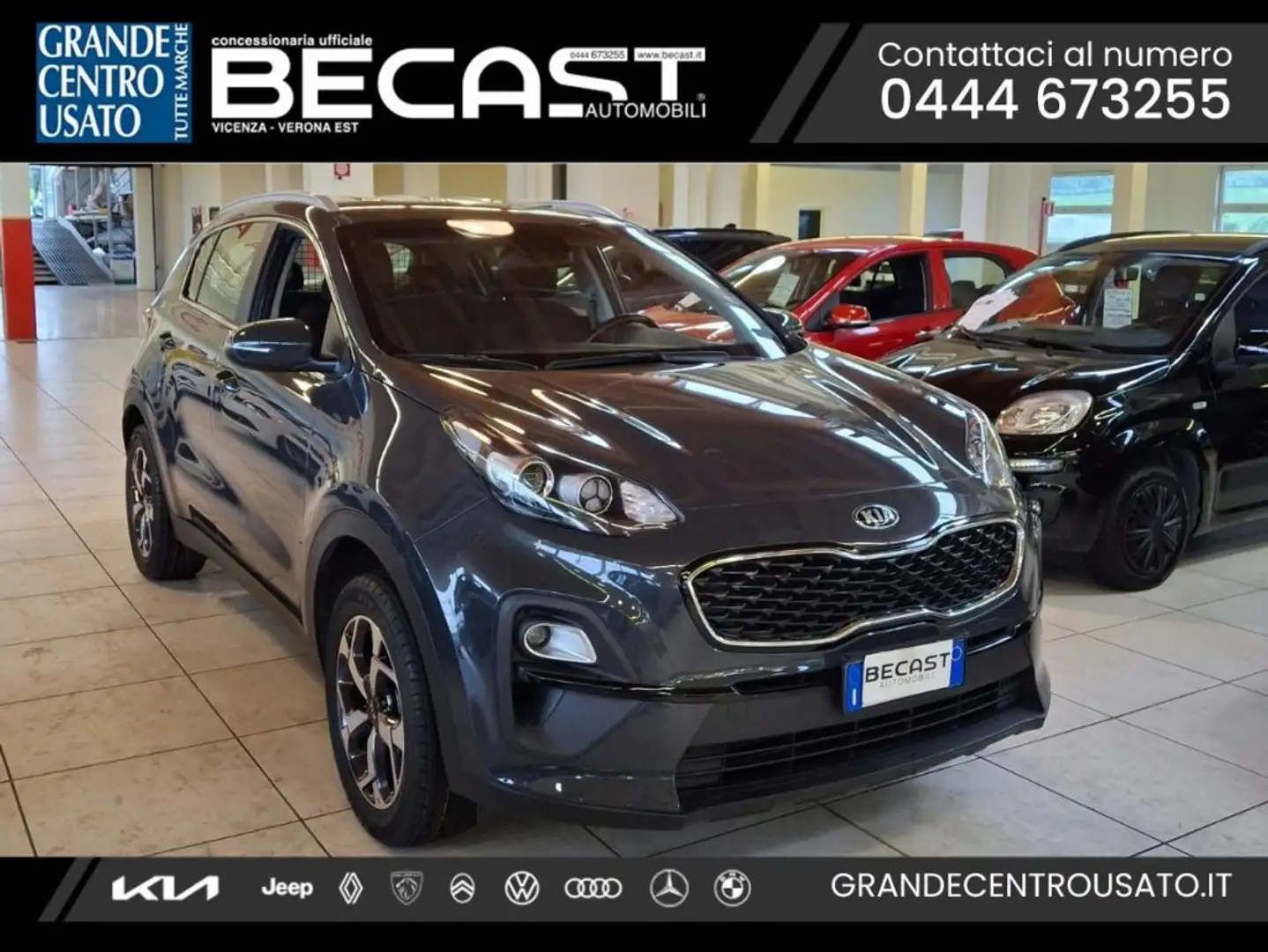 Kia Sportage 1.6 ECOGPL 2WD Urban UNICO PROPRIETARIO Grigio - 1