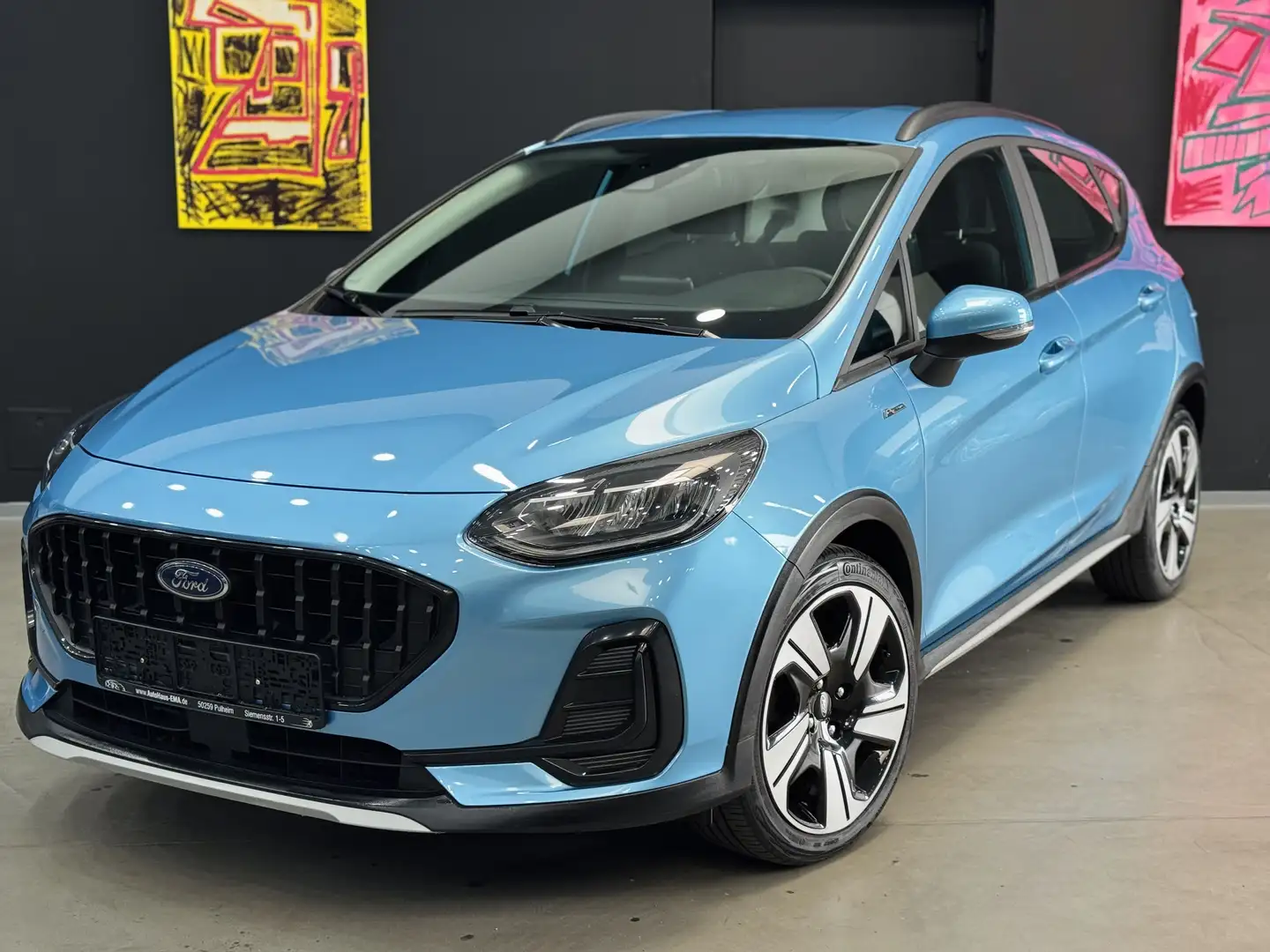 Ford Fiesta Active*1.HAND*NAVI*AppleCar*Tempo*WinterPk.Spurh. Bleu - 1