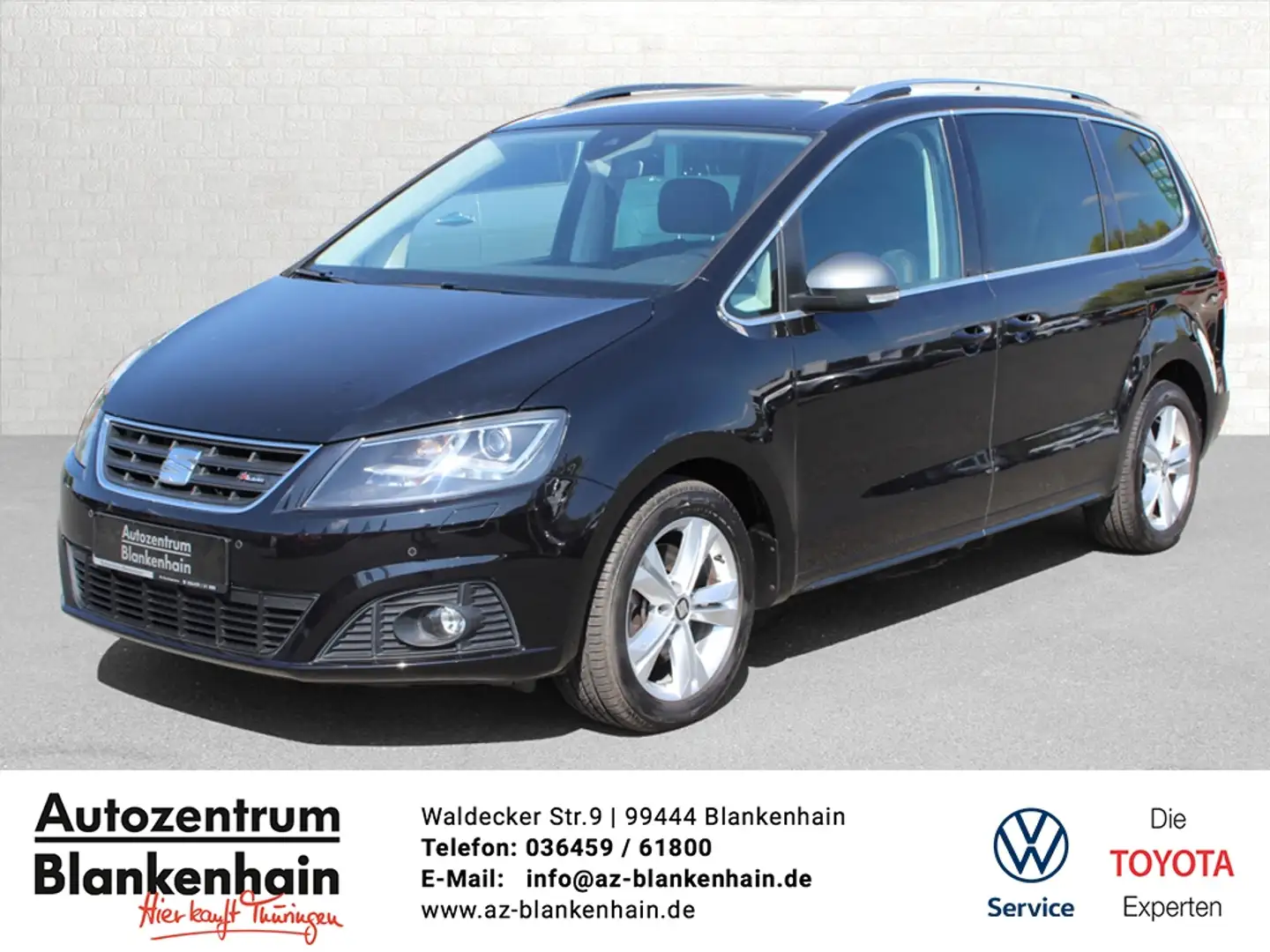 SEAT Alhambra 2.0 TDI FR-Line Navi*AHK*Bi-Xenon Schwarz - 1