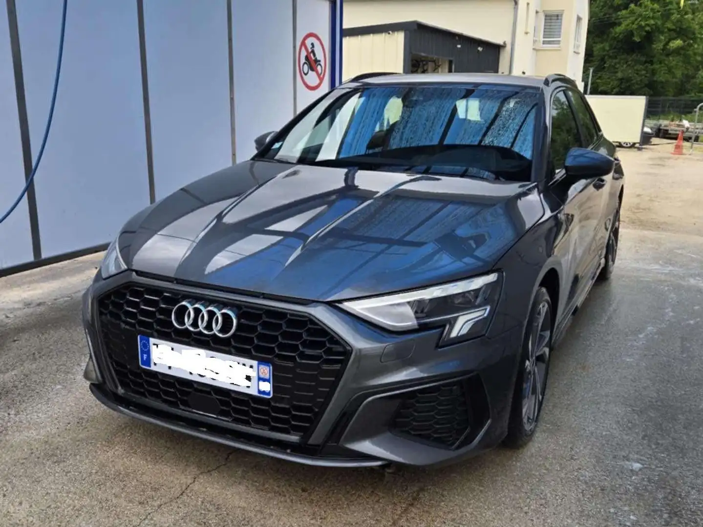 Audi A3 A3 SportBack 2.0 TDI S Line S-Tronic A Gris - 1