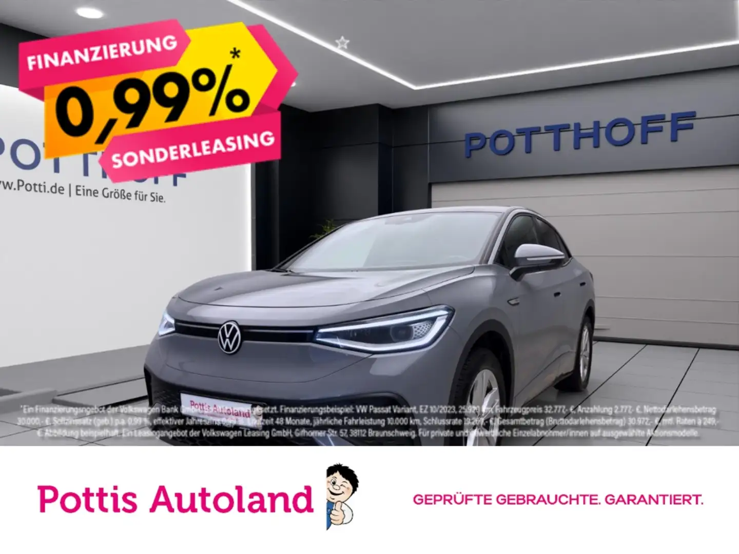 Volkswagen ID.5 PRO MATRIX AHK NAVI PDC LM20 Gris - 1