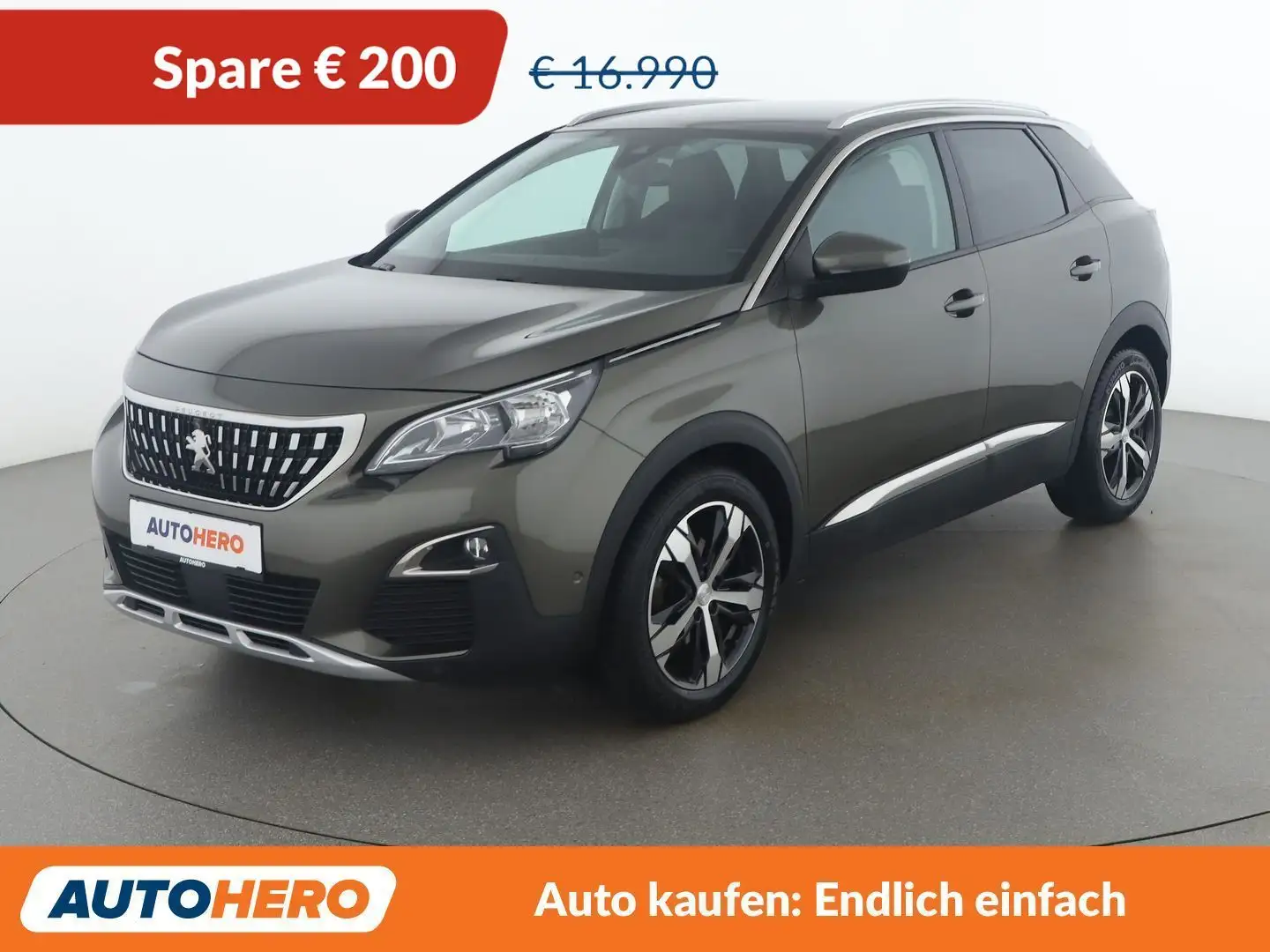Peugeot 3008 1.2 PureTech Allure Grau - 1
