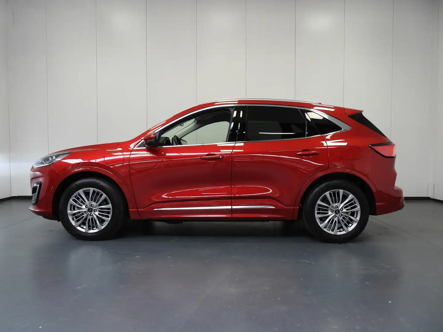 Ford Kuga 2.5 PHEV Plug-In Vignale LEER/HEAD-UP/TREKHAAK/LED Rood - 2