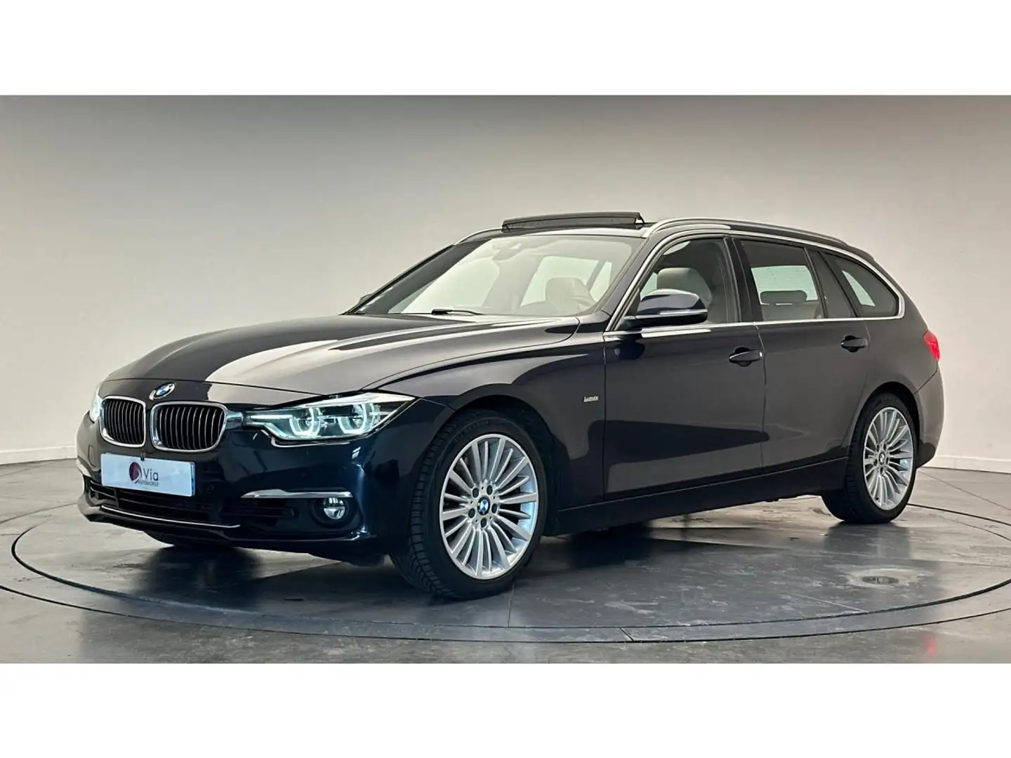 BMW 330 TOURING 3.0 330 D 258 LUXURY SPORT XDRIVE BVA Blauw - 1