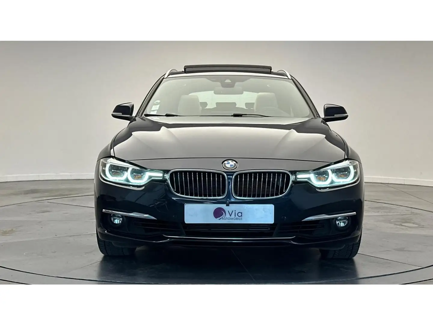 BMW 330 TOURING 3.0 330 D 258 LUXURY SPORT XDRIVE BVA Blauw - 2