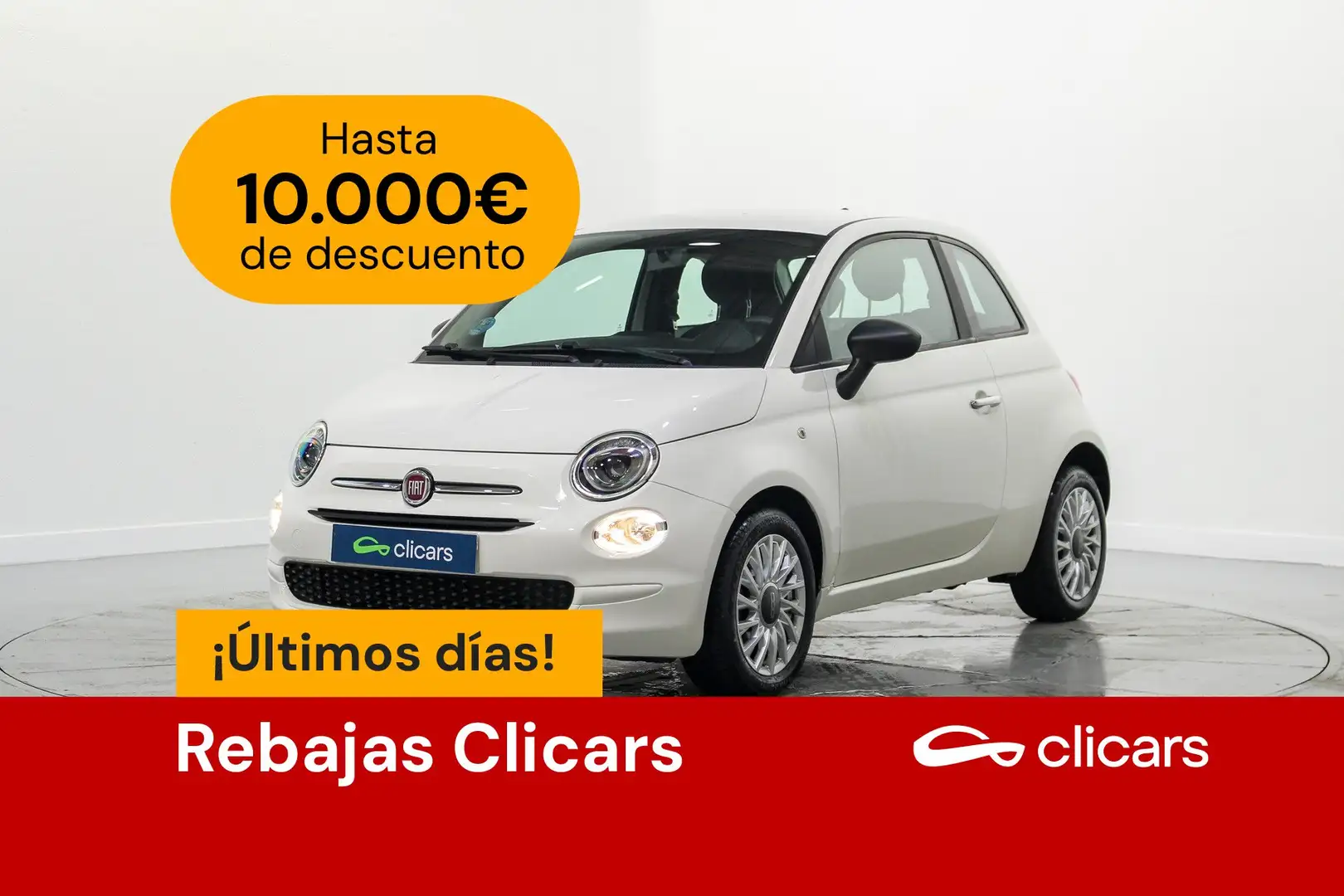 Fiat 500 1.0 Hybrid Cult 52kW Blanco - 1