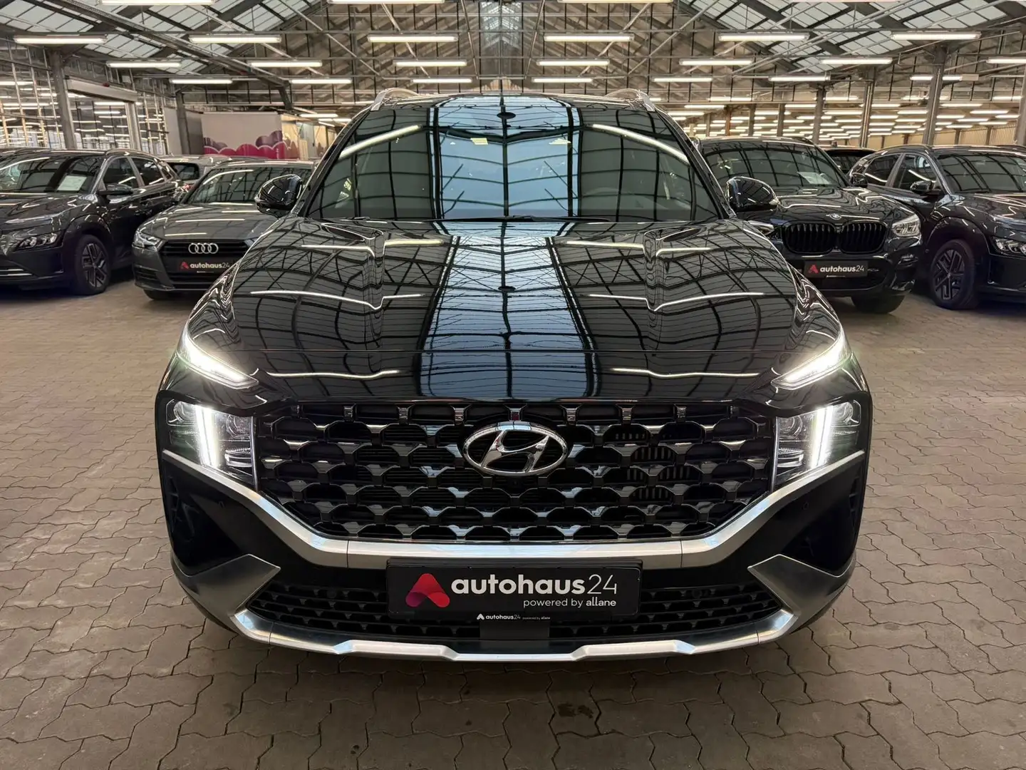 Hyundai SANTA FE 1.6 PHEV Signa 4WD|LED|Leder|Pano|ACC Schwarz - 2