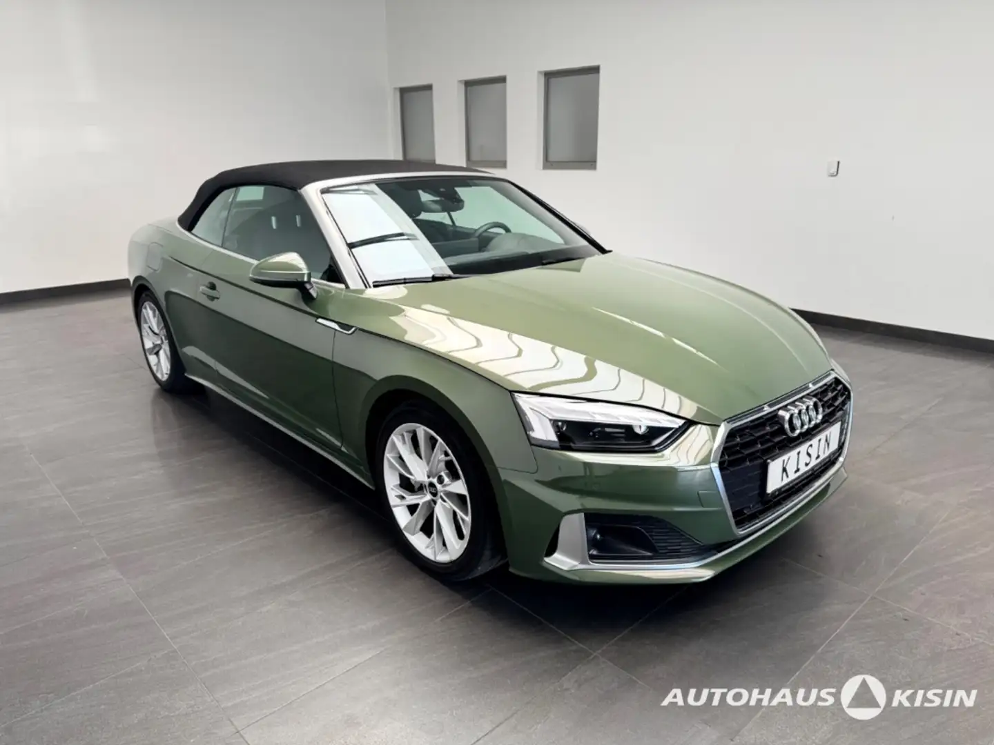 Audi A5 Cabriolet 40 TFSI advanced 2.0  Aut/CAM /Matrix/NA Zöld - 2