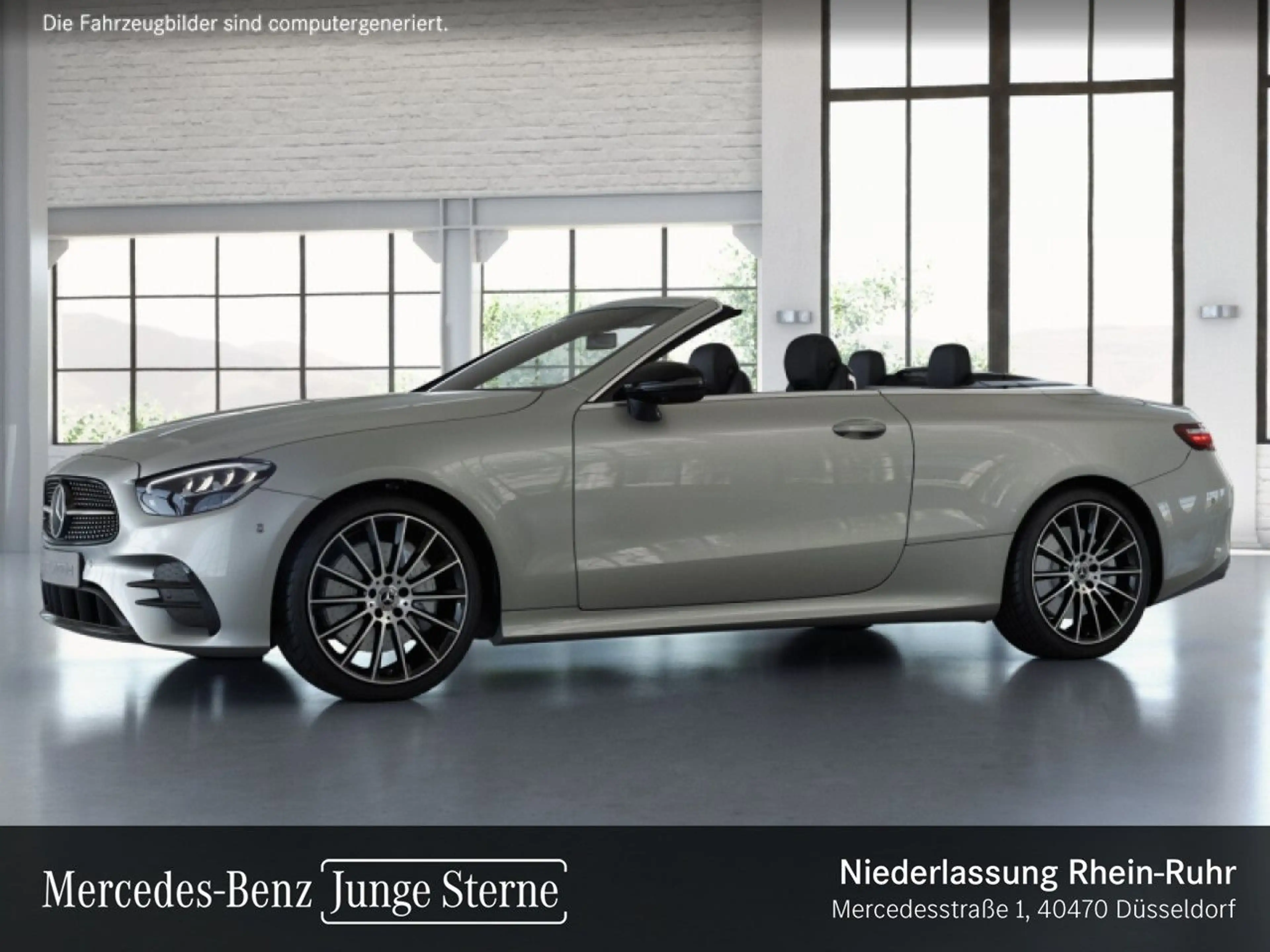 Mercedes-Benz E 200 Cabrio AMG+NIGHT+360+LED+FAHRASS+BURMESTER — photo 3