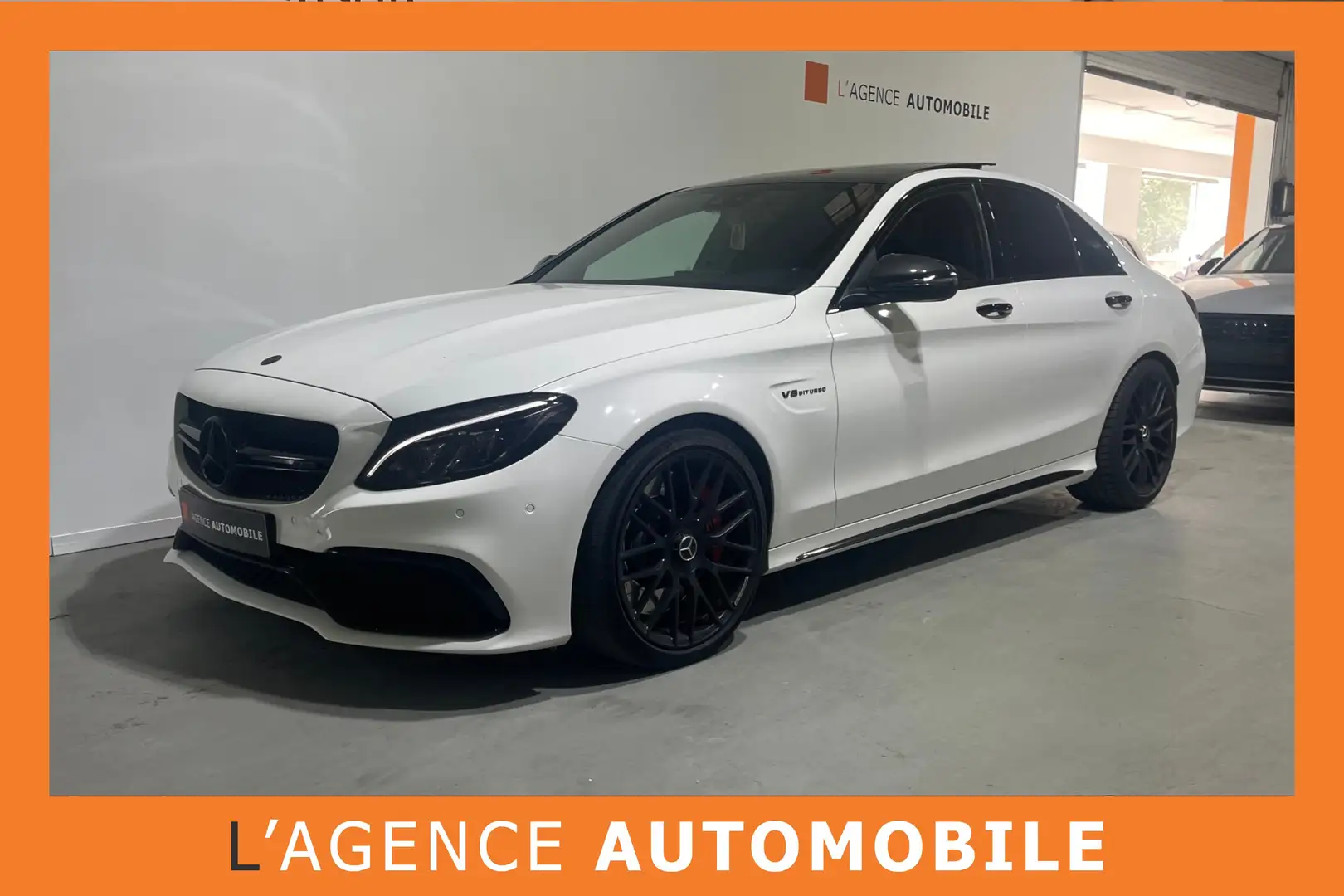 Mercedes-Benz C 63 AMG S SPEEDSHIFT 7G-MCT / 12 MOIS DE GARANTIE Wit - 1