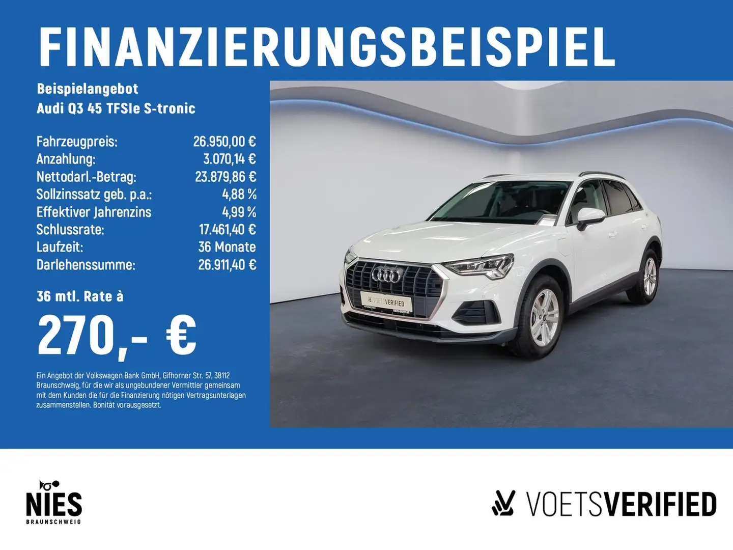 Audi Q3 45 TFSIe S-tronic MATRIX-LED+SHZ+RearView Wit - 2