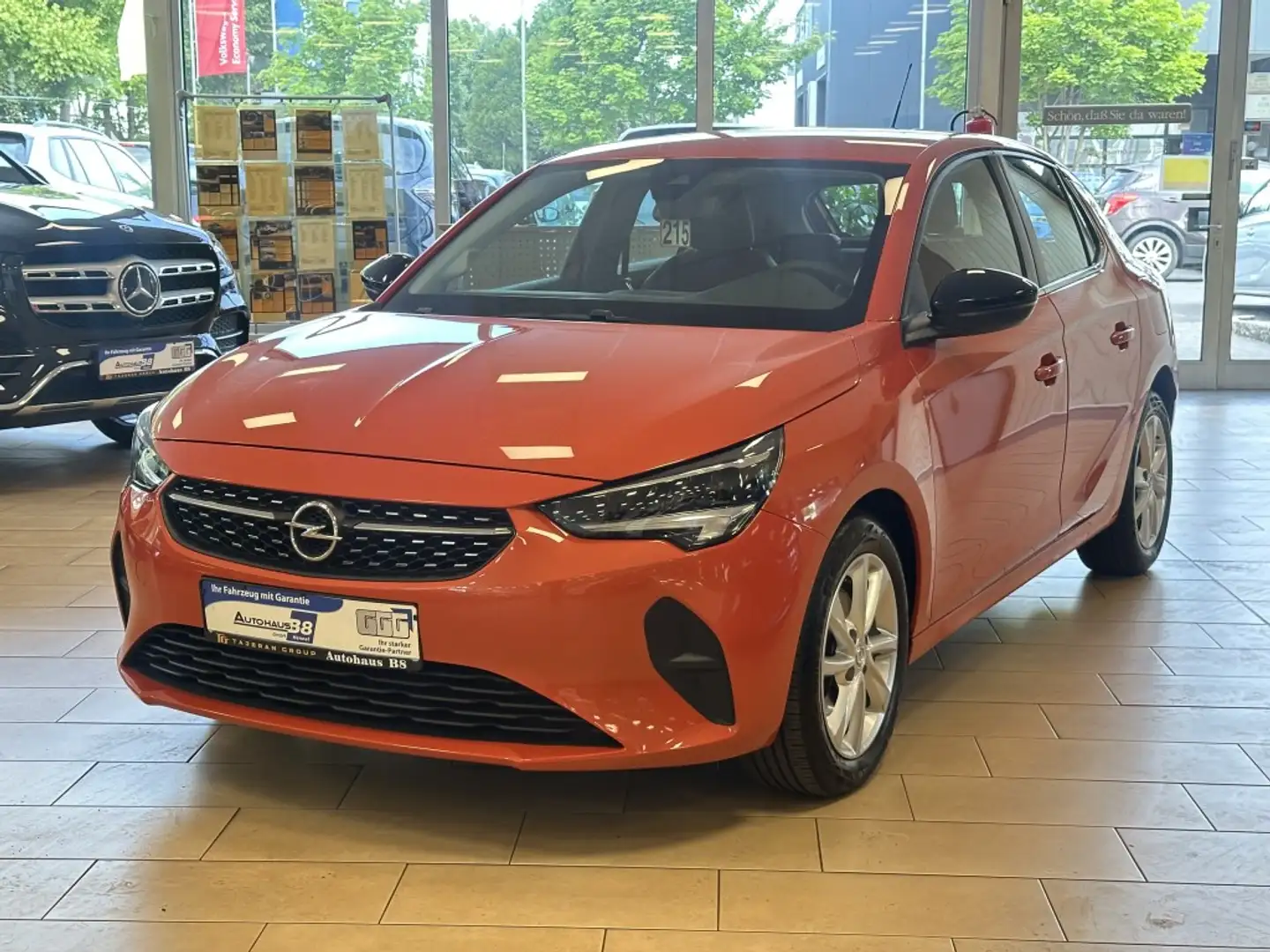 Opel Corsa Elegance*R.Cam*LED*DAB*Navi*Teilleder* Orange - 1