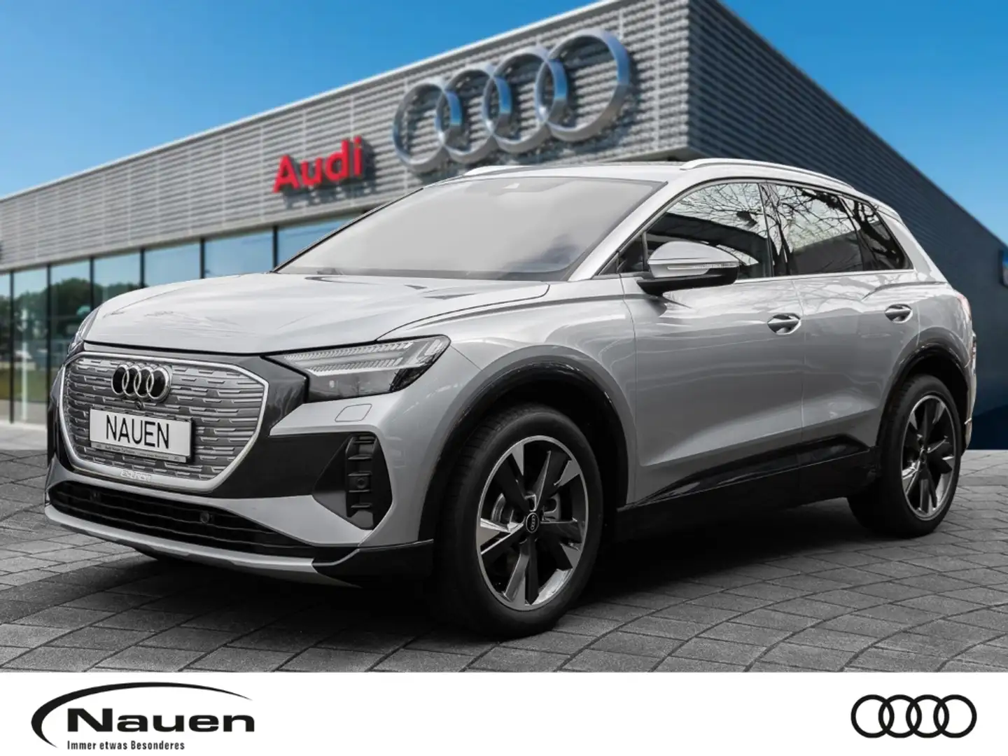 Audi Q4 e-tron 45 *Leas. ab: 545€ Versteuerung 0,25%* Srebrny - 1