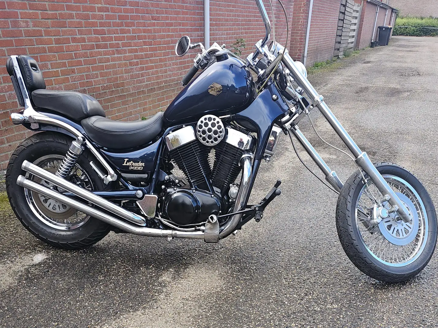 Suzuki VS 1400 Chopper mit lange gabel Albastru - 2